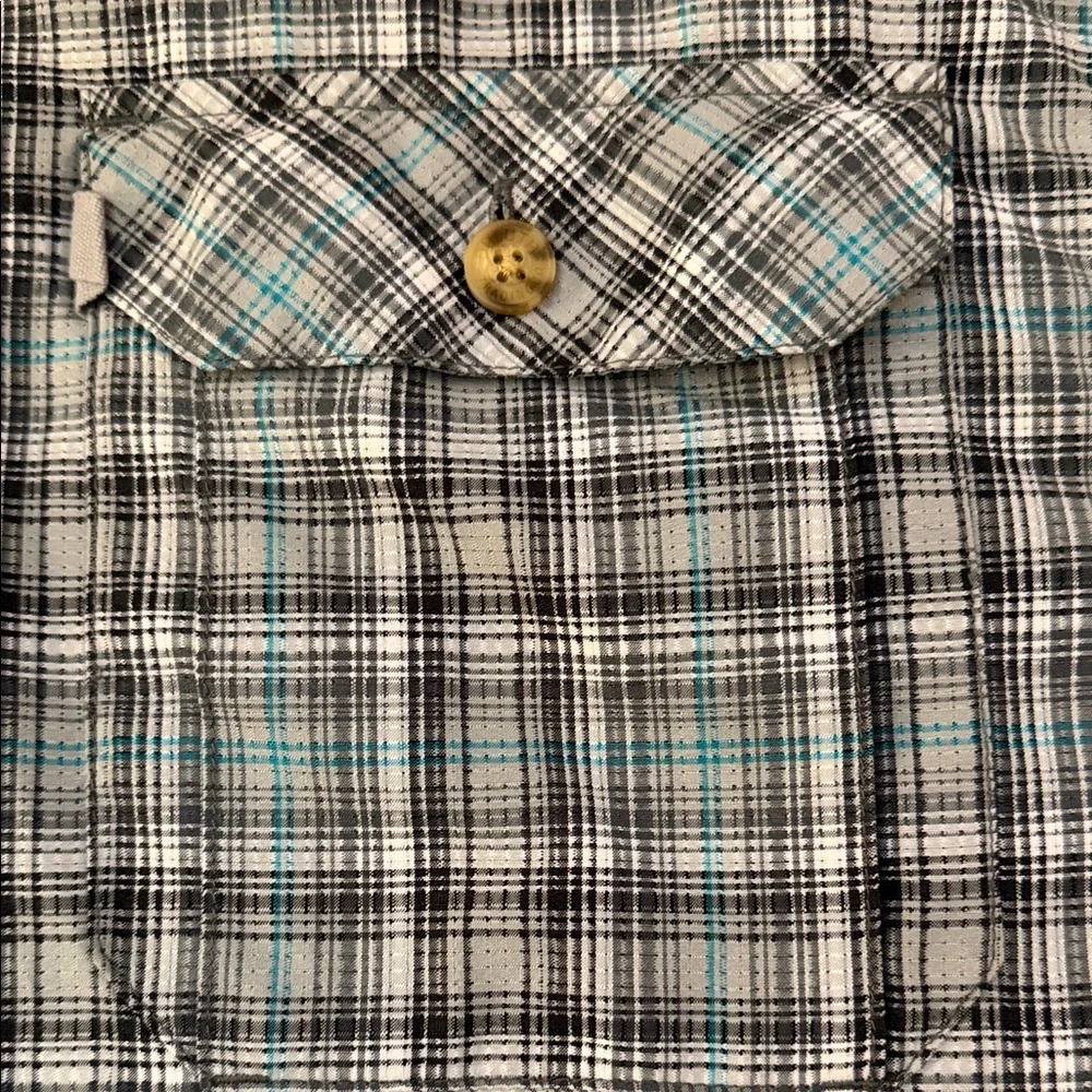 Duluth Trading Co Breezeshooter Standard Fit Plaid Button Down Shirt Performance - Picture 4 of 7